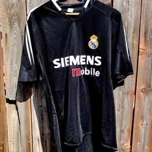 Real Madrid replica Jersey. Siemens Mobil. Vintage Jersey. Raul #7